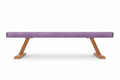 Pro-Level 8ft Adjustable Folding Balance Beam with High-Density Suede Grip